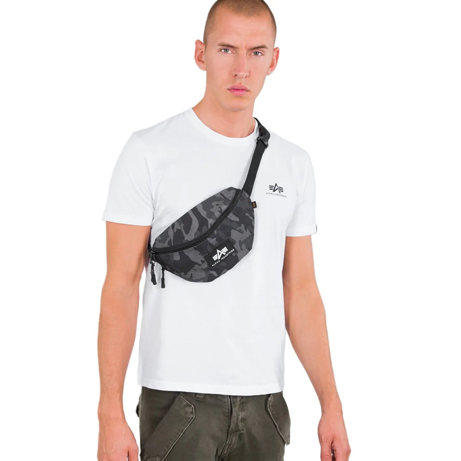 Rubber Print Waistbag Alpha Industries Saszetka 198912