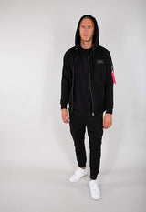 Back print Zip Hoody 128342