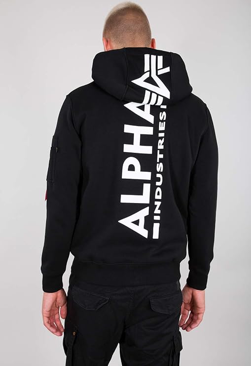 Back print Zip Hoody 128342