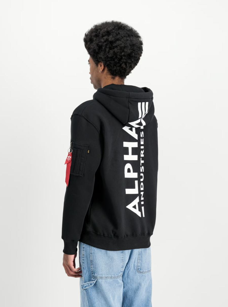 Back Print Hoody Alpha IndustriesXL/2XL/3XL/4XL 178318