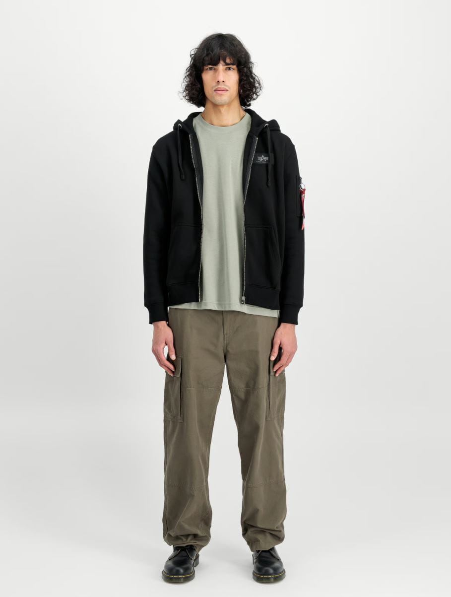 Back print Zip Hoody 128342