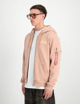 Back print Zip Hoody 128342