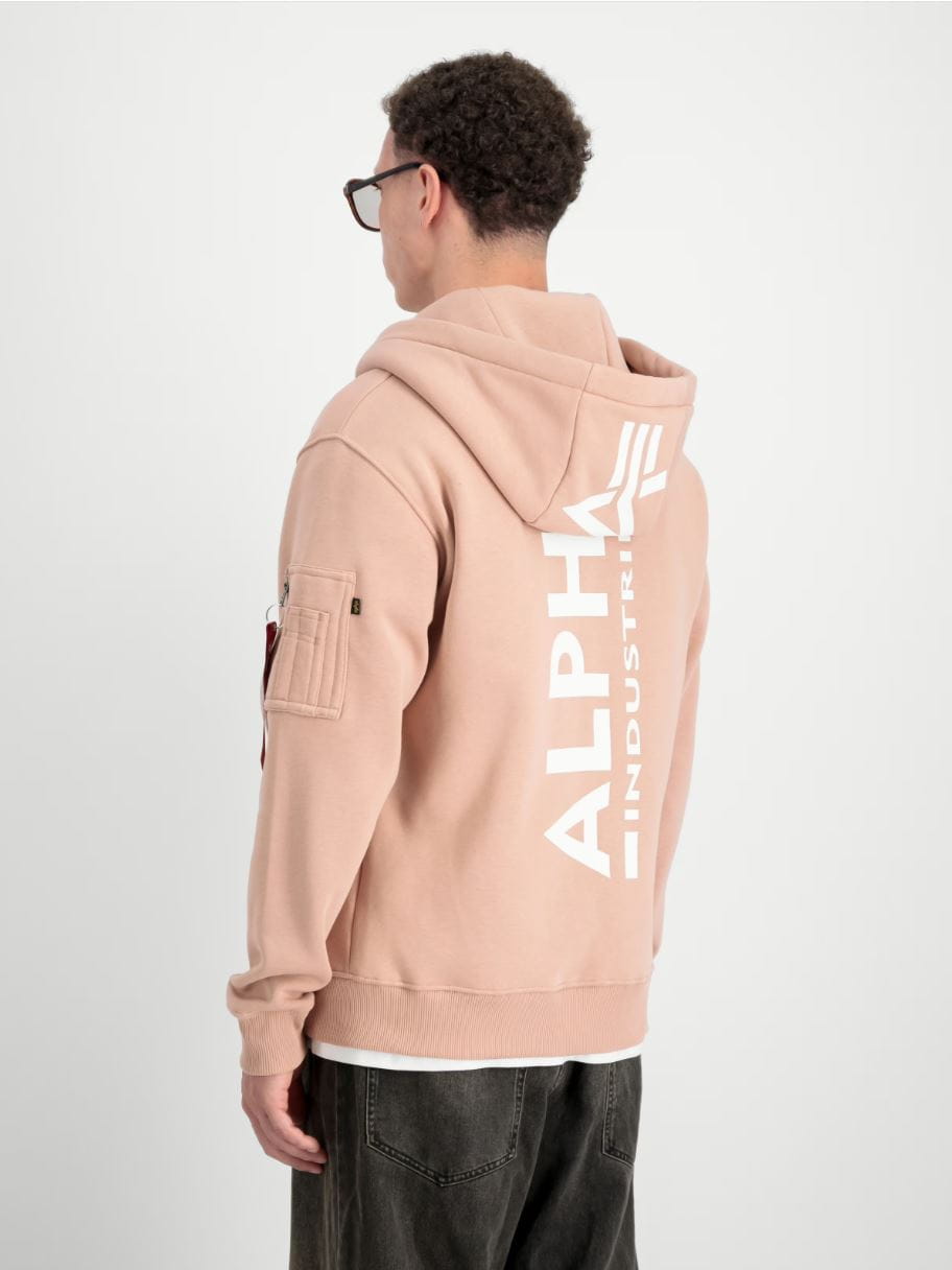 Back print Zip Hoody 128342