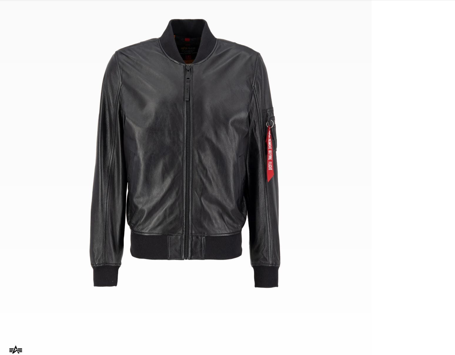 MA-1 Leather Light Weight II Bomber Jacket Kurtka Skórzana Alpha Industries 176151