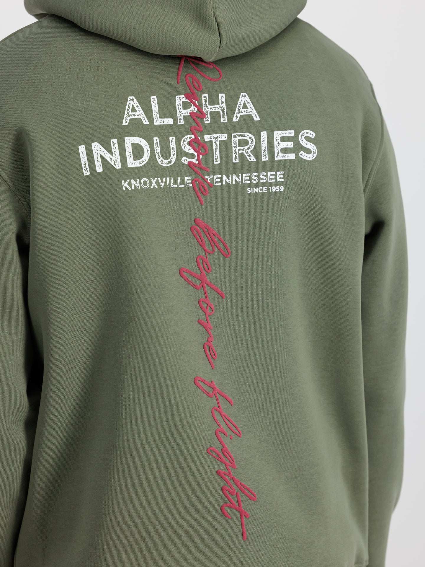 Signature Backprint Hoodie BluzaAlpha Industries 148341