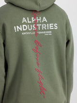 Signature Backprint Hoodie BluzaAlpha Industries 148341