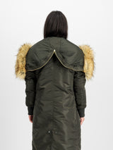 Kurtka Damska Długa Long Fishtail Field Jacket Women 198013