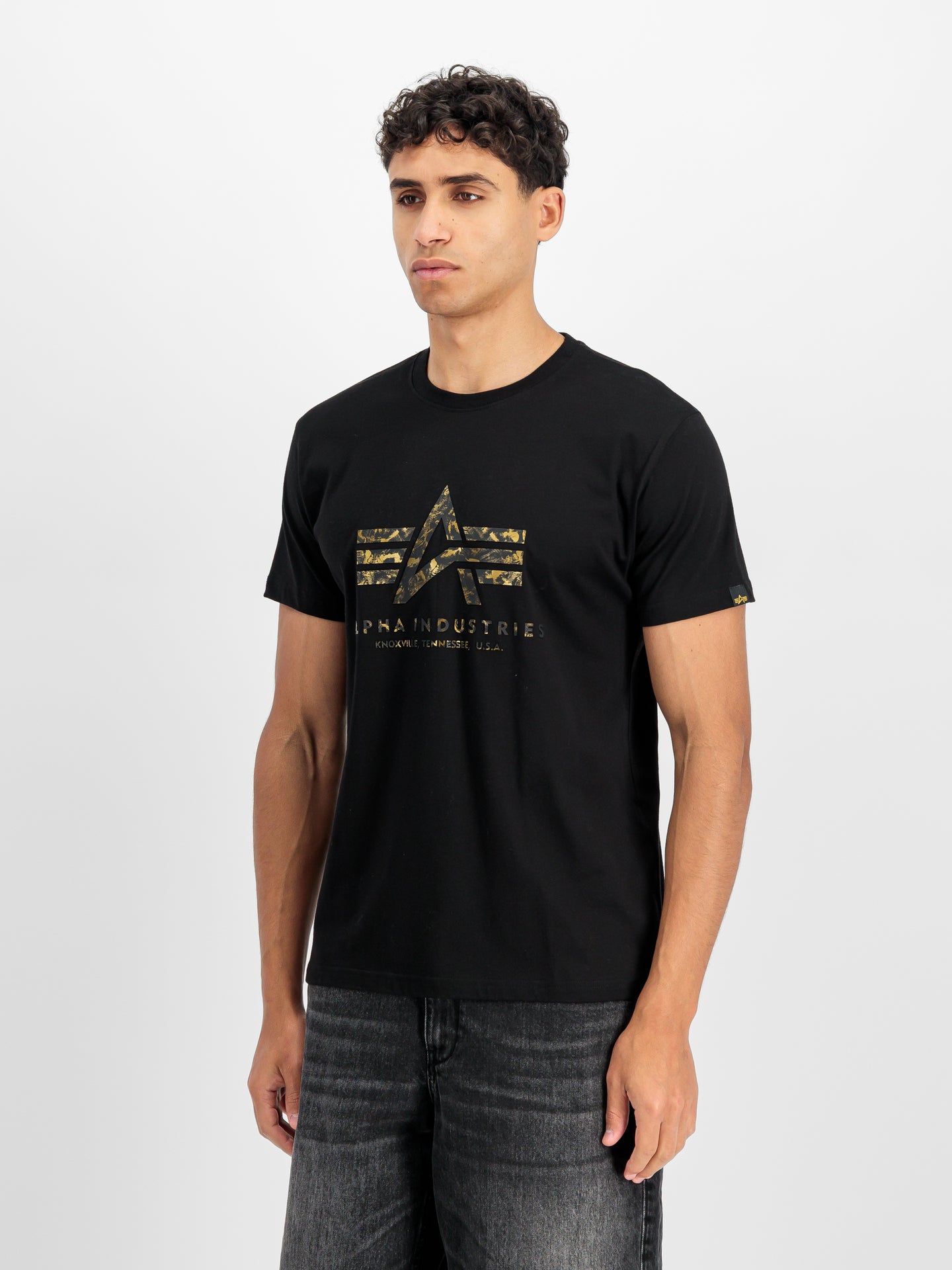 Basic Big Logo Effect Print T-Shirt 100501EP