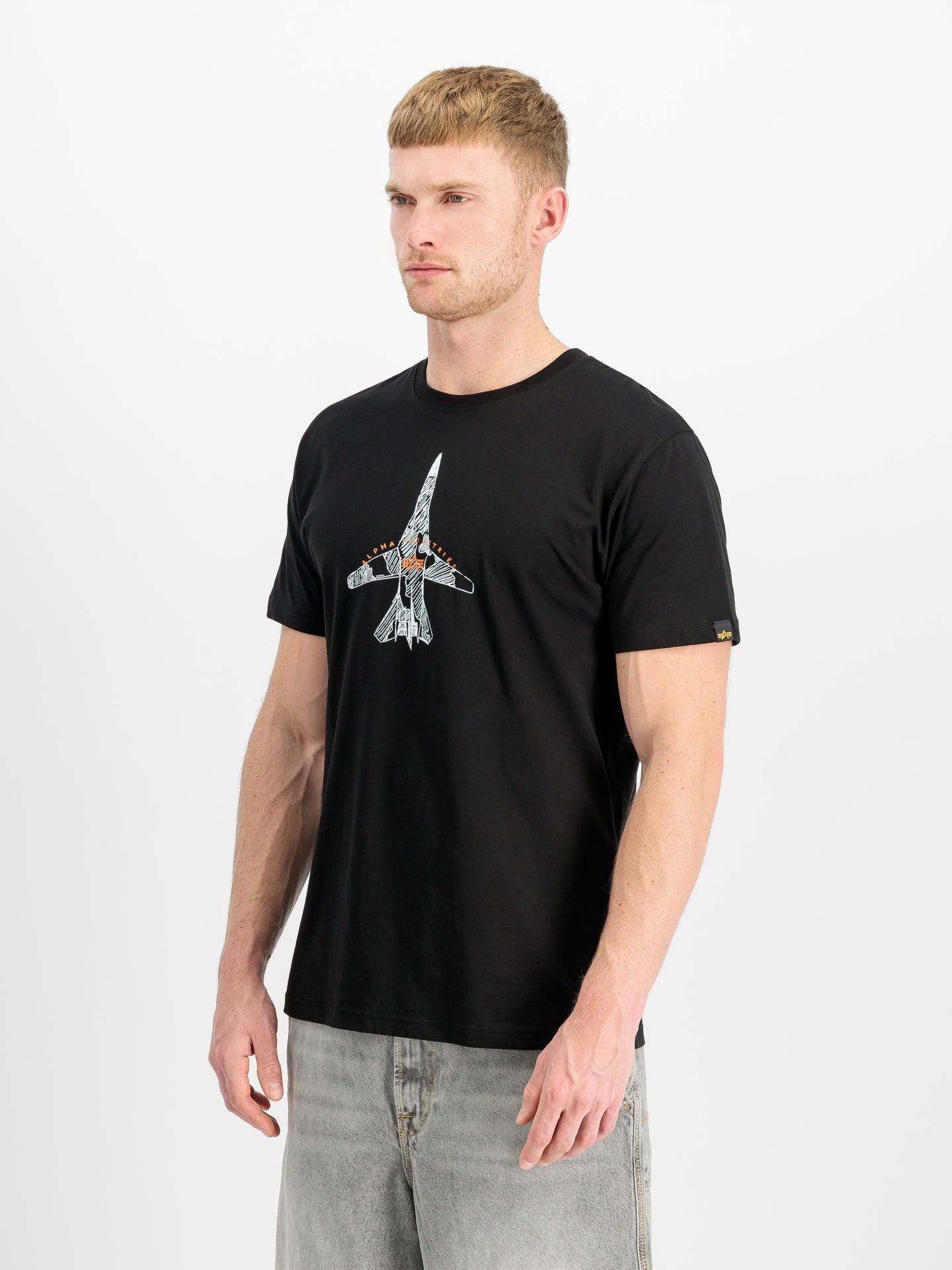 Air Force Sketch T-ShirtF-15C Eagle - The Watchdog 0172
