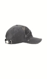 Distressed Logo Camo Cap 258903