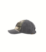 Distressed Logo Camo Cap 258903