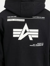 Bluza z kapturem Alpha Industries Label Backprint Hoodie 258333