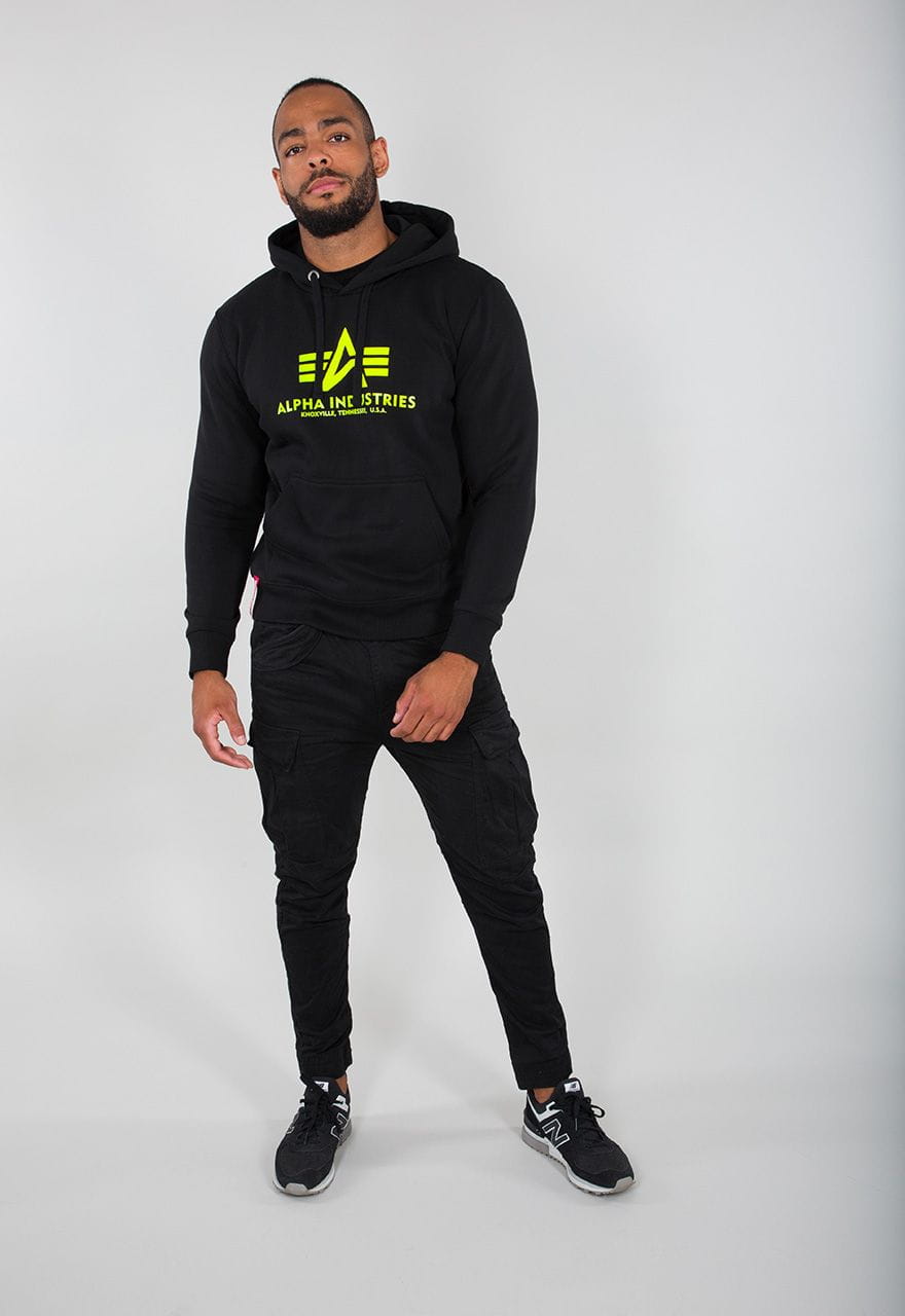 Basic Hoody Neon Print Alpha Industries L/XL/2XL Bluza Odblaskowa178312NP