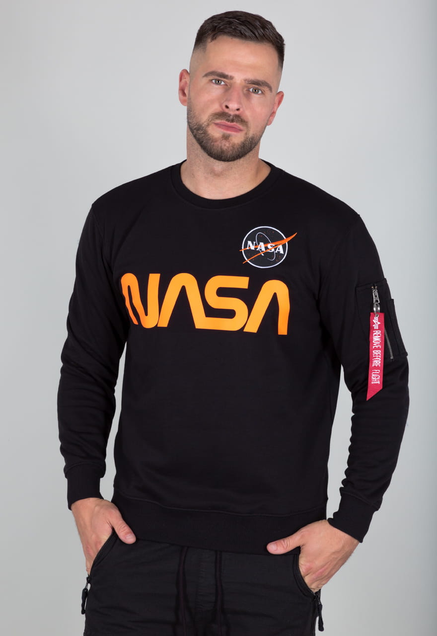NASA Reflective Sweater Alpha Industries L/XL/XXL Bluza Odblaskowa178309