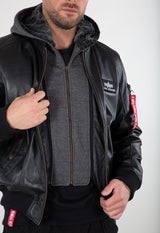 MA-1 D-Tec Leather Kurtka skórzana Alpha Industries193129