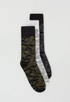 Graphic AOP Socks 3 Pack Skarpety Alpha Industries 43-46 118928