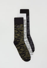 Graphic AOP Socks 3 Pack Skarpety Alpha Industries 43-46 118928