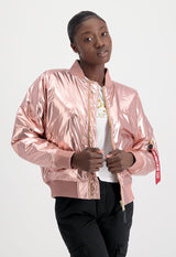 MA-1 OS Metallic Wmn Kurtka Alpha Industries M 128001MF