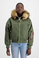 MA-1 OS Hooded Wmn Kurtka Damska Alpha Industries 118005