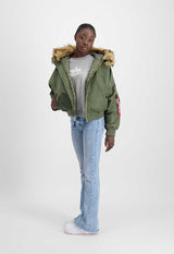 MA-1 OS Hooded Wmn Kurtka Damska Alpha Industries 118005