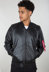 MA-1 Leather Light Weight II Bomber Jacket Kurtka Skórzana Alpha Industries 176151