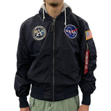 MA-1 Zip Hood Apollo NASA Alpha Industries L/XL/2XL 136106
