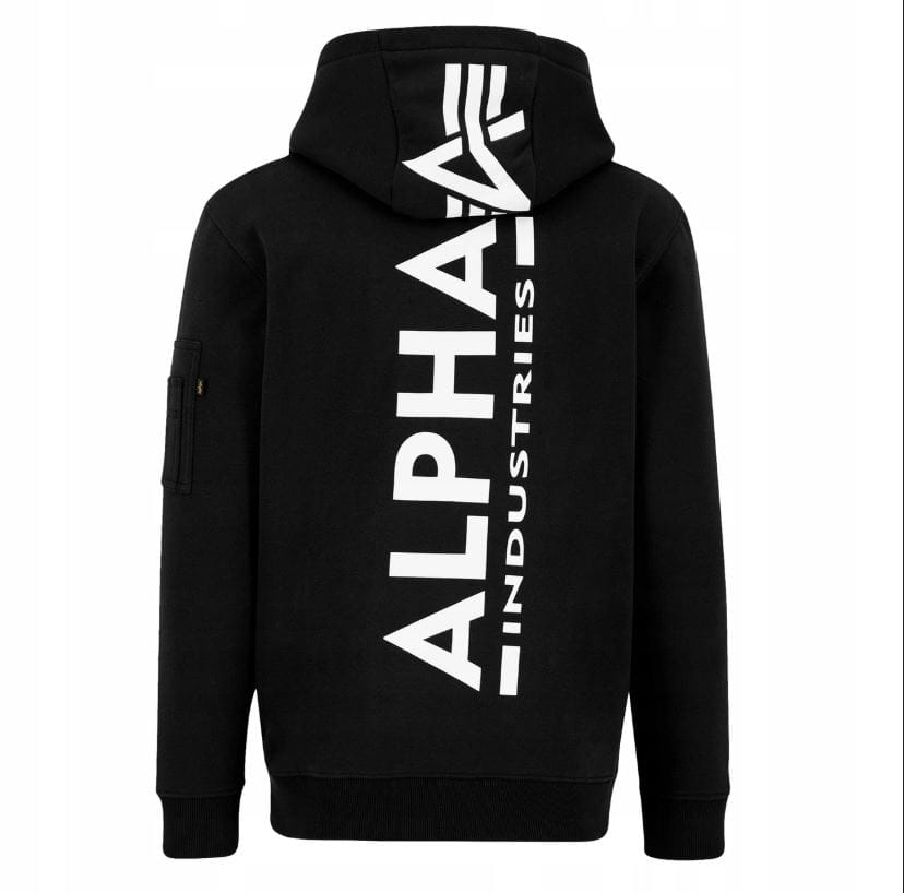 Back Print Hoody Alpha IndustriesXL/2XL/3XL/4XL 178318