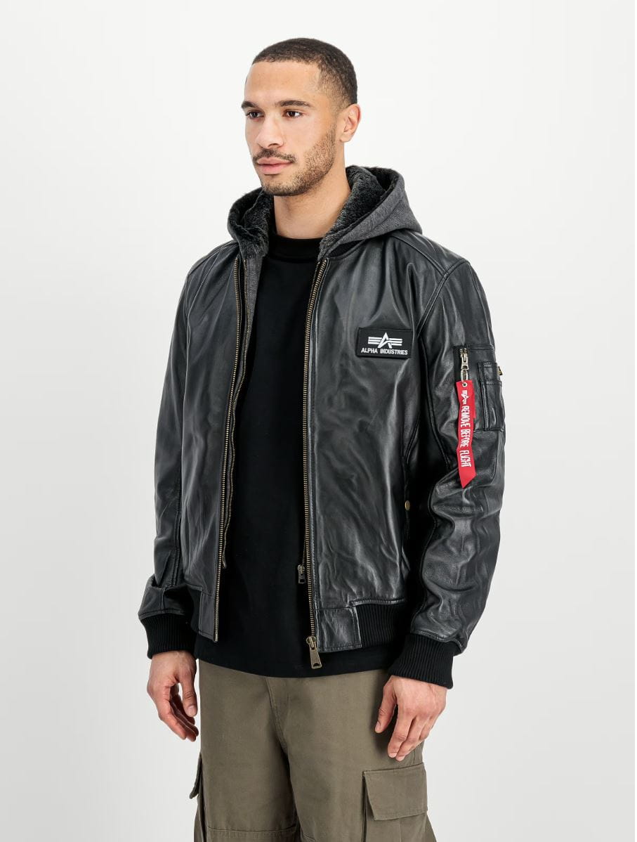 MA-1 D-Tec Leather Kurtka skórzana Alpha Industries193129