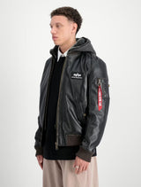 MA-1 D-Tec Leather Kurtka skórzana Alpha Industries193129